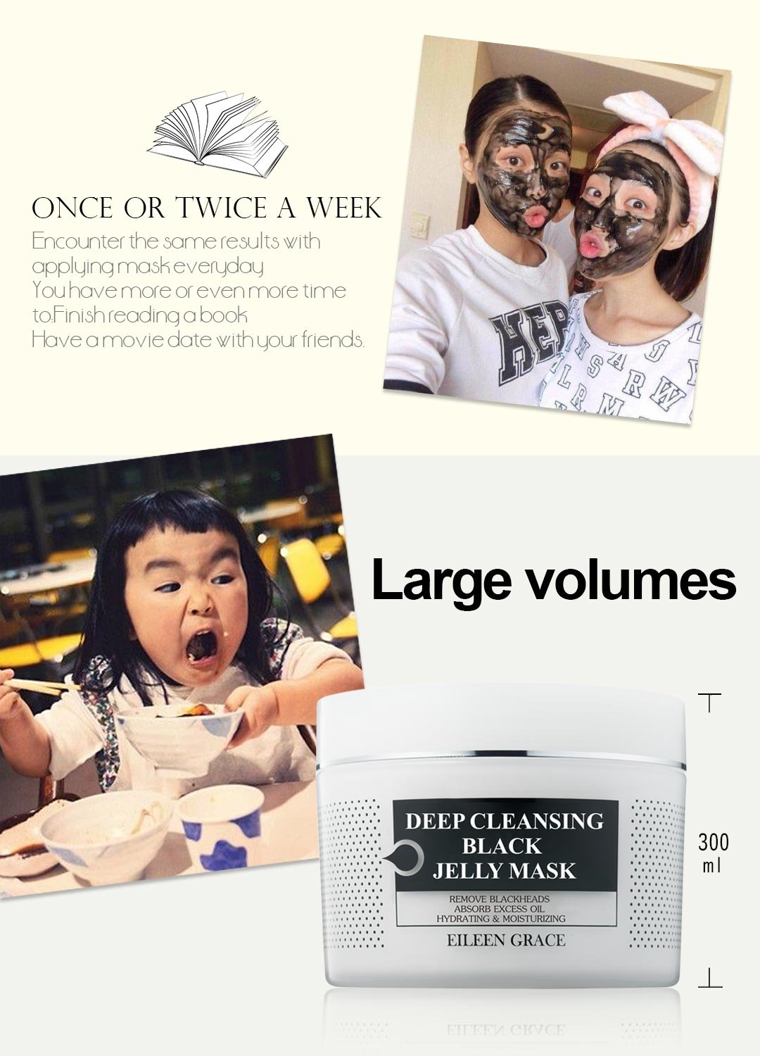 Black Jelly Mask - Size