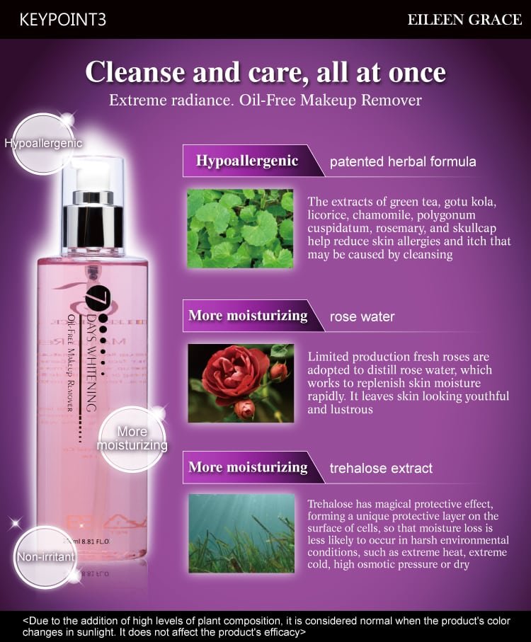 Oil-Free Makeup Remover - Product Ingredients