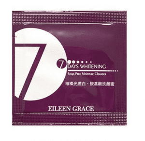Eileen Grace 7 Days Whitening Soap-Free Moisture Cleanser Sample photo review