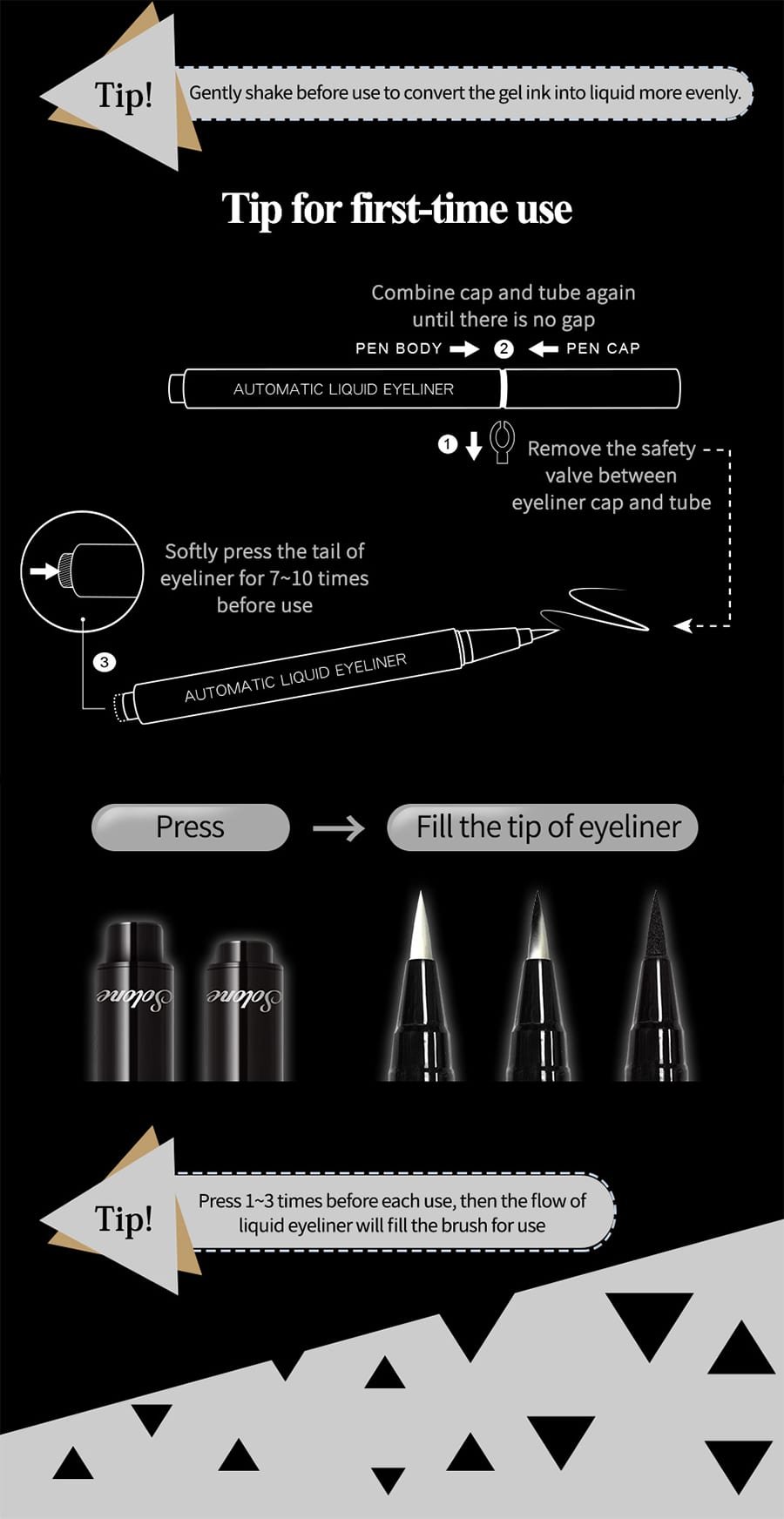 Automatic Liquid Eyeliner - How to use