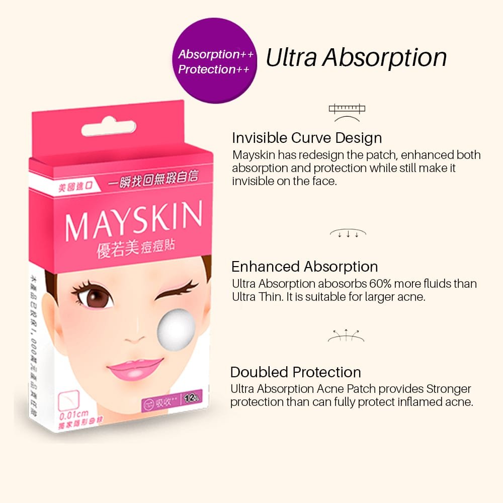 Mayskin Hydrocolloid Acne Patch ultra absorption