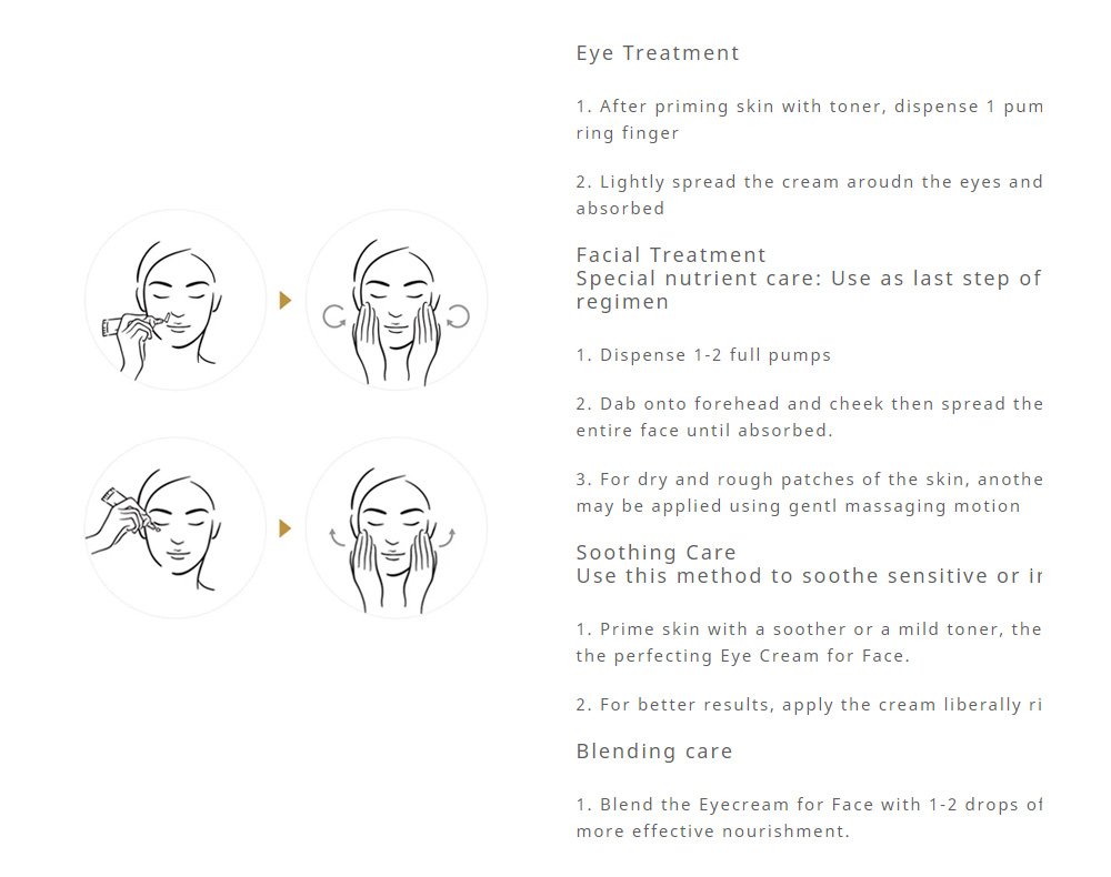 Perfecting Eye Cream - How to use