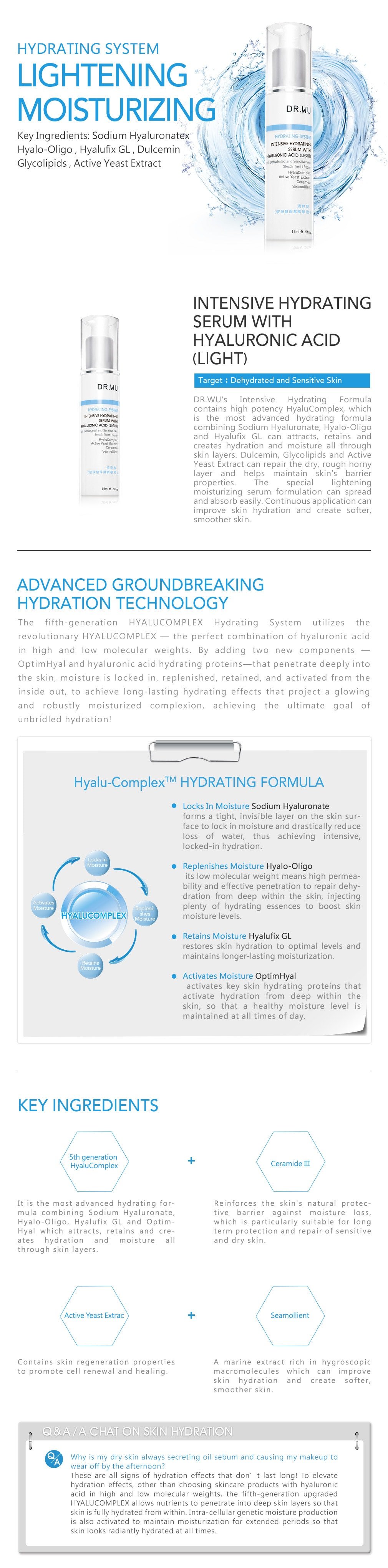 Intensive Hydrating Serum Light - Description