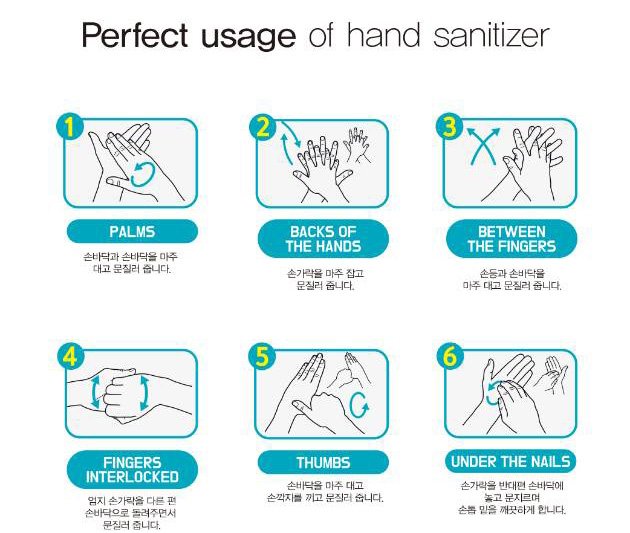 Camellia Hand Sanitizer - Usage