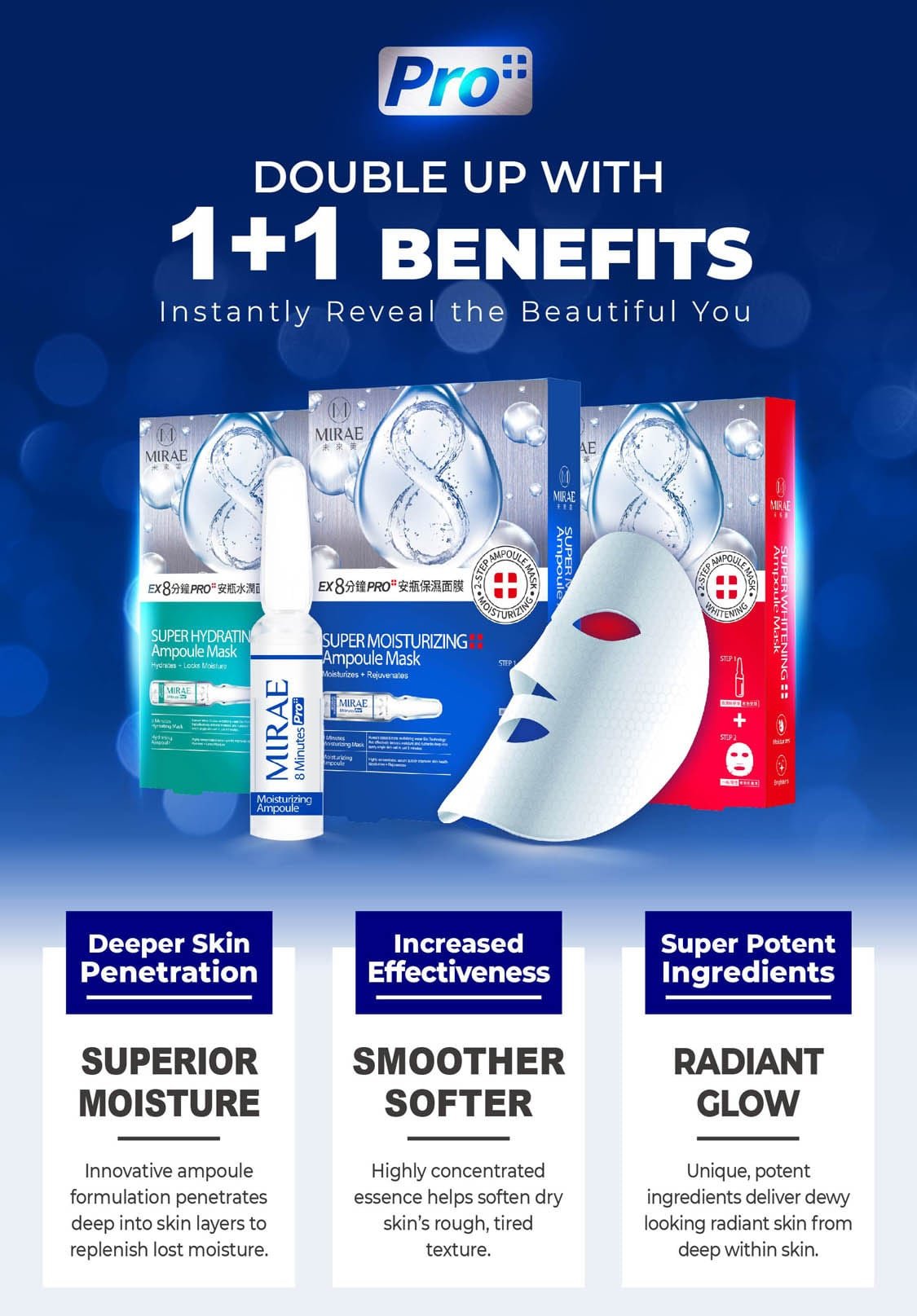 Super Whitening Ampoule Mask - Benefits