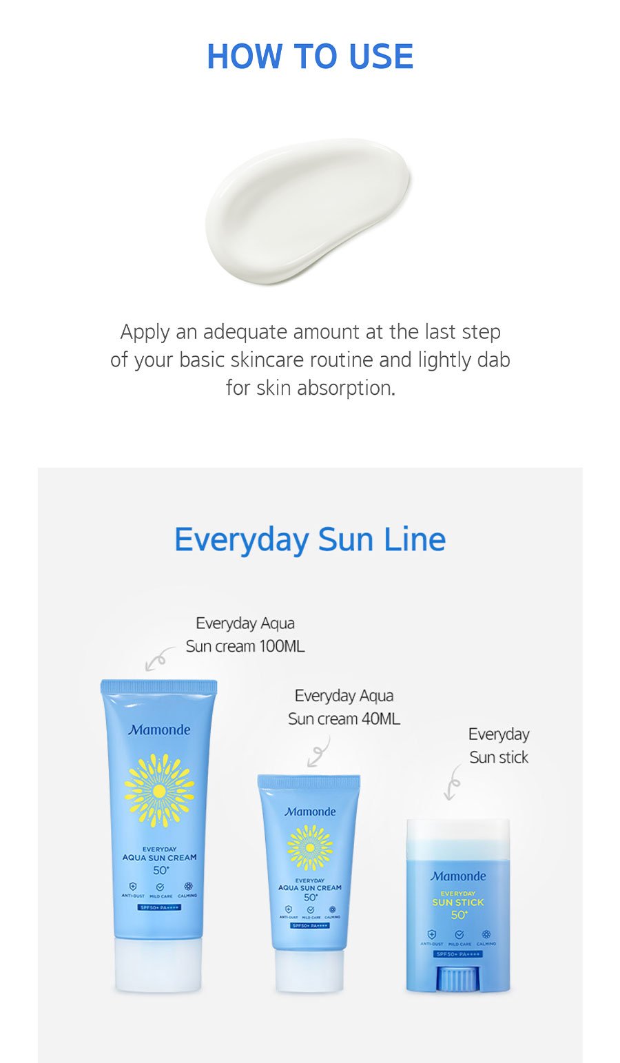 Everyday Aqua Sun Cream - How to use