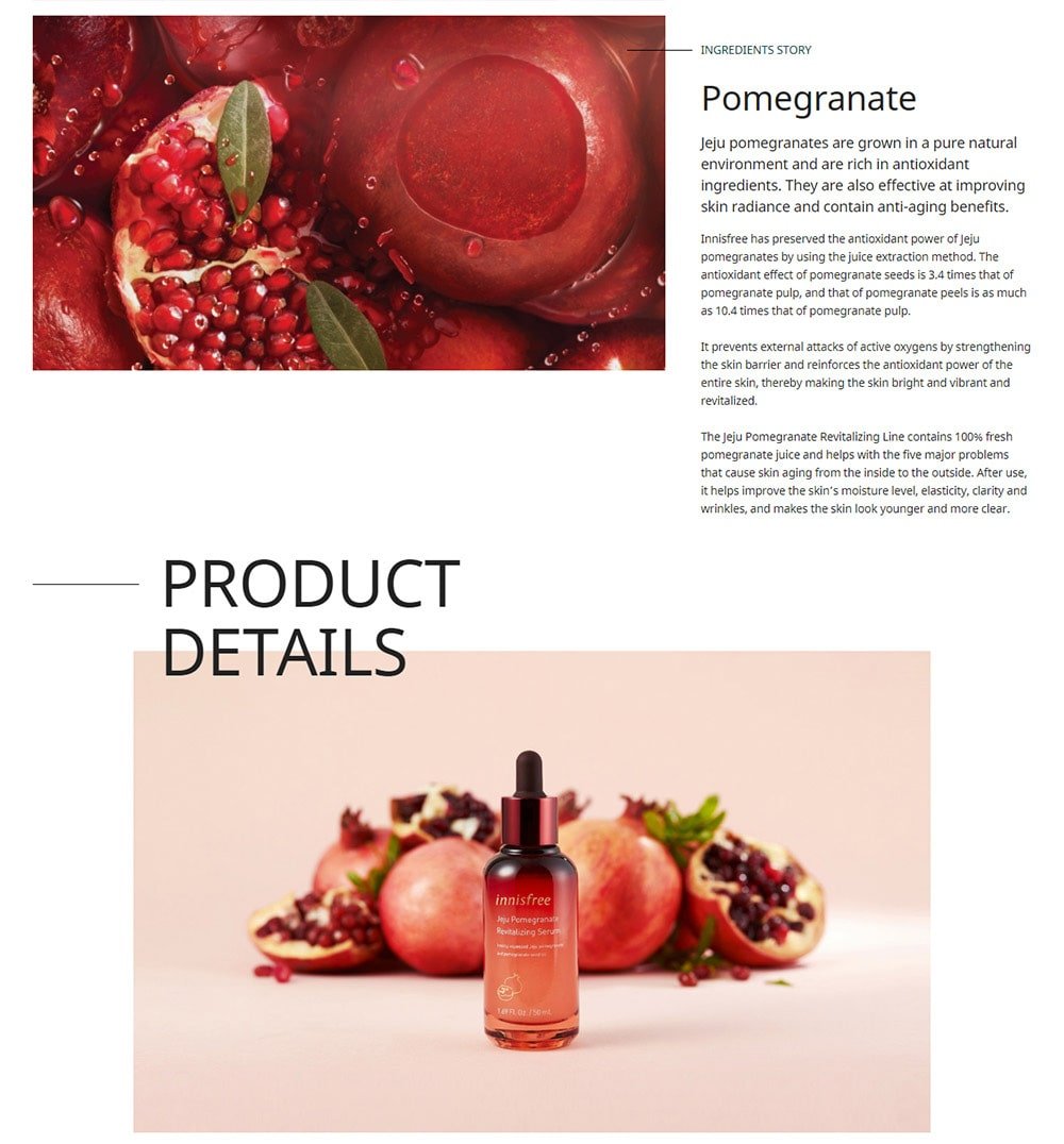 Jeju Pomegranate Revitalizing Serum - Intro