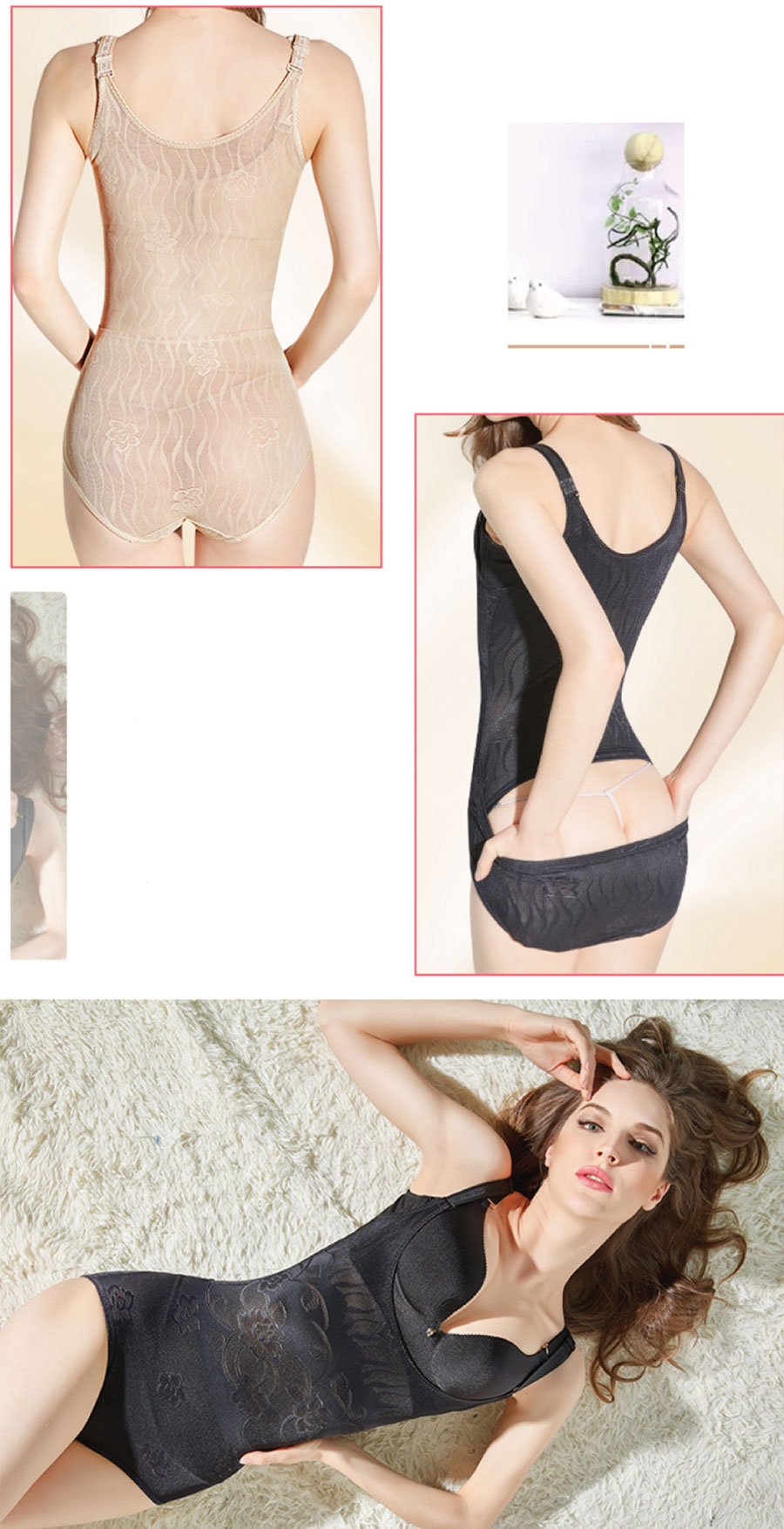 U-Shaped Breast Support Shapewear - Display