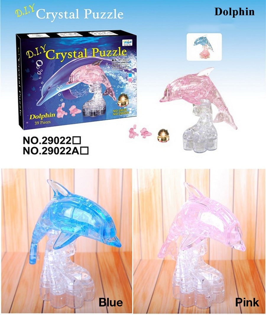 3D Crystal Puzzle Dolphin - Details