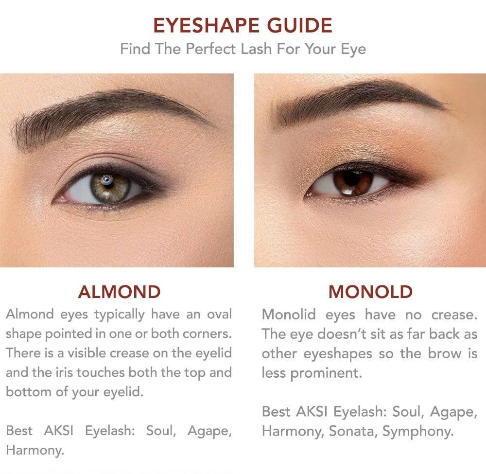 Classic Collection Eyelashes Soul - Eyeshape Guide